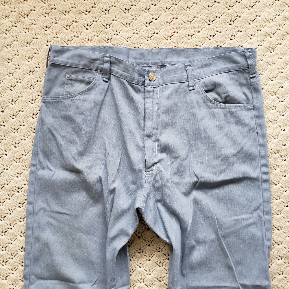 Vintage Half Selvedge Chambray Style Pants